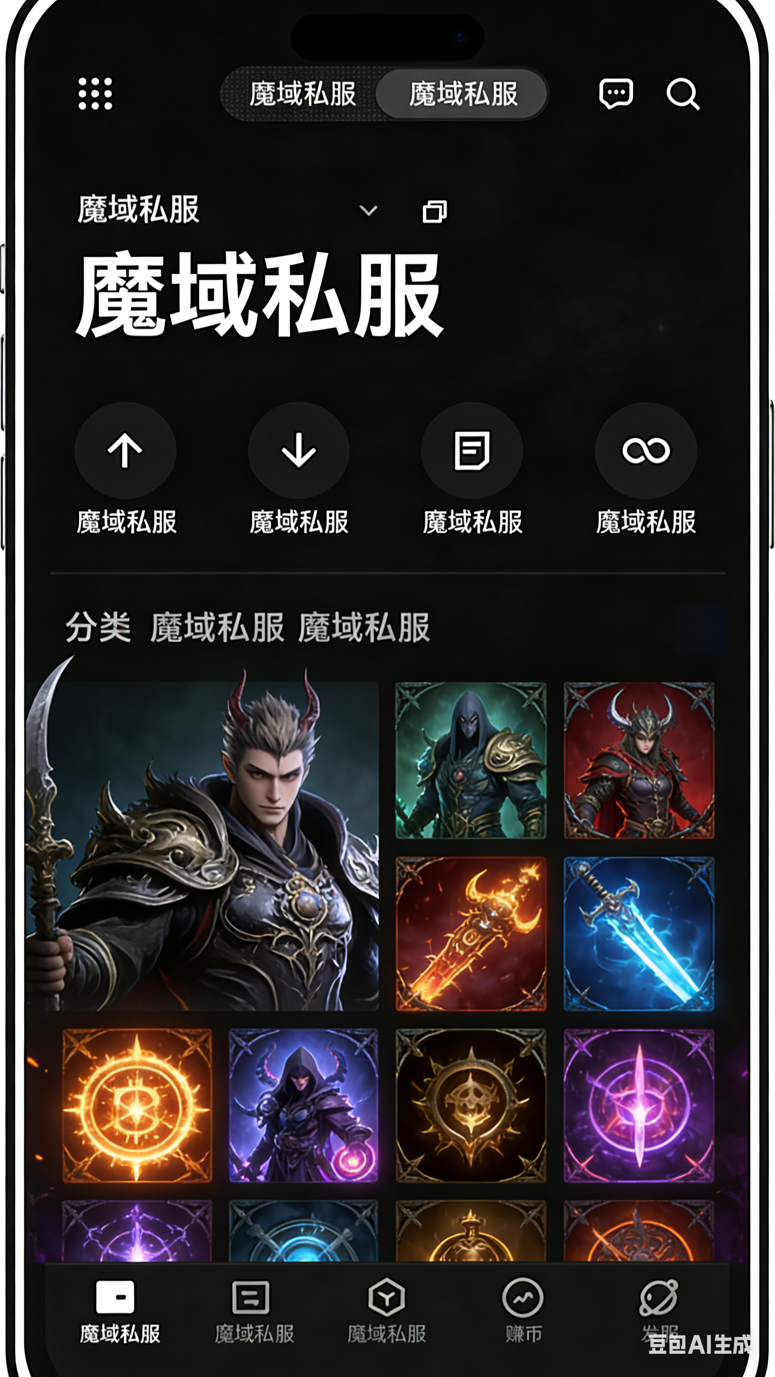 魔域SF跨服排名面板